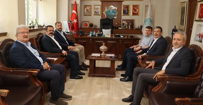 AK Parti Aksaray İl Koordinatörü Cengizhan Güngör, İl Başkanı Hamza