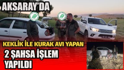 Aksaray Doğa Koruma ve Milli Parklar Şube Müdürlüğü ekipleri tarafından
