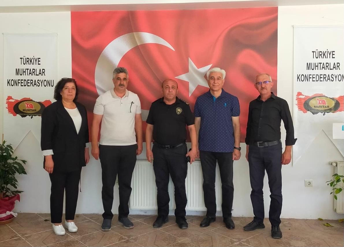 Aksaray İl Emniyet Müdürü Bekir Demir, Aksaray Muhtarlar Derneği Başkanı