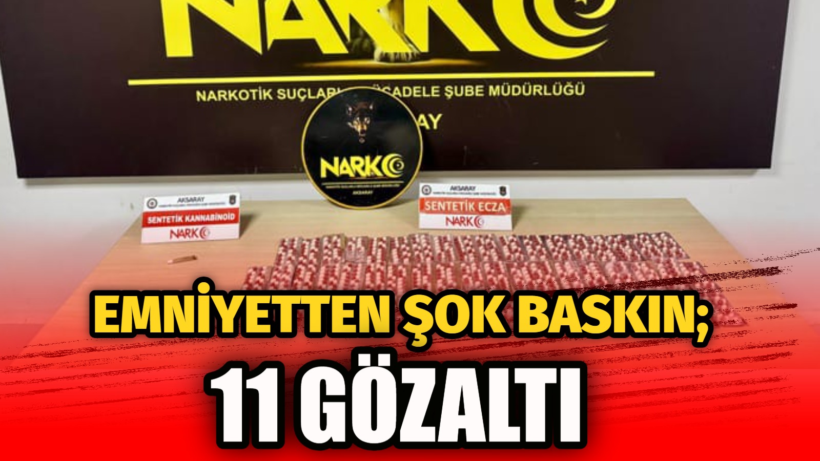 Aksaray Emniyet Müdürlüğü ekipleri 18-22 Haziran 2025 tarihleri arasında yürüttüğü