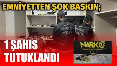 Aksaray Emniyet Müdürlüğü Narkotik Suçlarla Mücadele Şube Müdürlüğü ekipleri tarafından