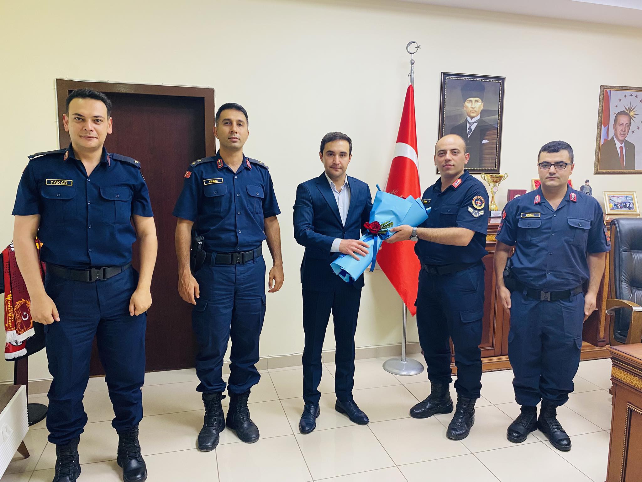 Jandarma Teşkilatı’nın kuruluşunun yıldönümü dolayısıyla Eskil’de anlamlı bir buluşma gerçekleşti.