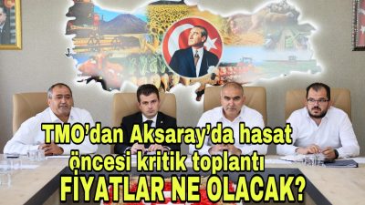 2025 yılı hububat alımlarına yönelik bilgilendirme toplantısı Aksaray’da yapıldı; üreticiye