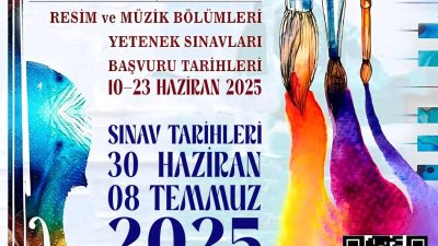 Aksaray Güzel Sanatlar Lisesi, 2025-2026 eğitim-öğretim yılı için yetenekli öğrencilerini