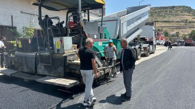 Güzelyurt İlçe Belediye Başkanlığı tarafından, ilçenin yol konforunu artırmak sebebiyle