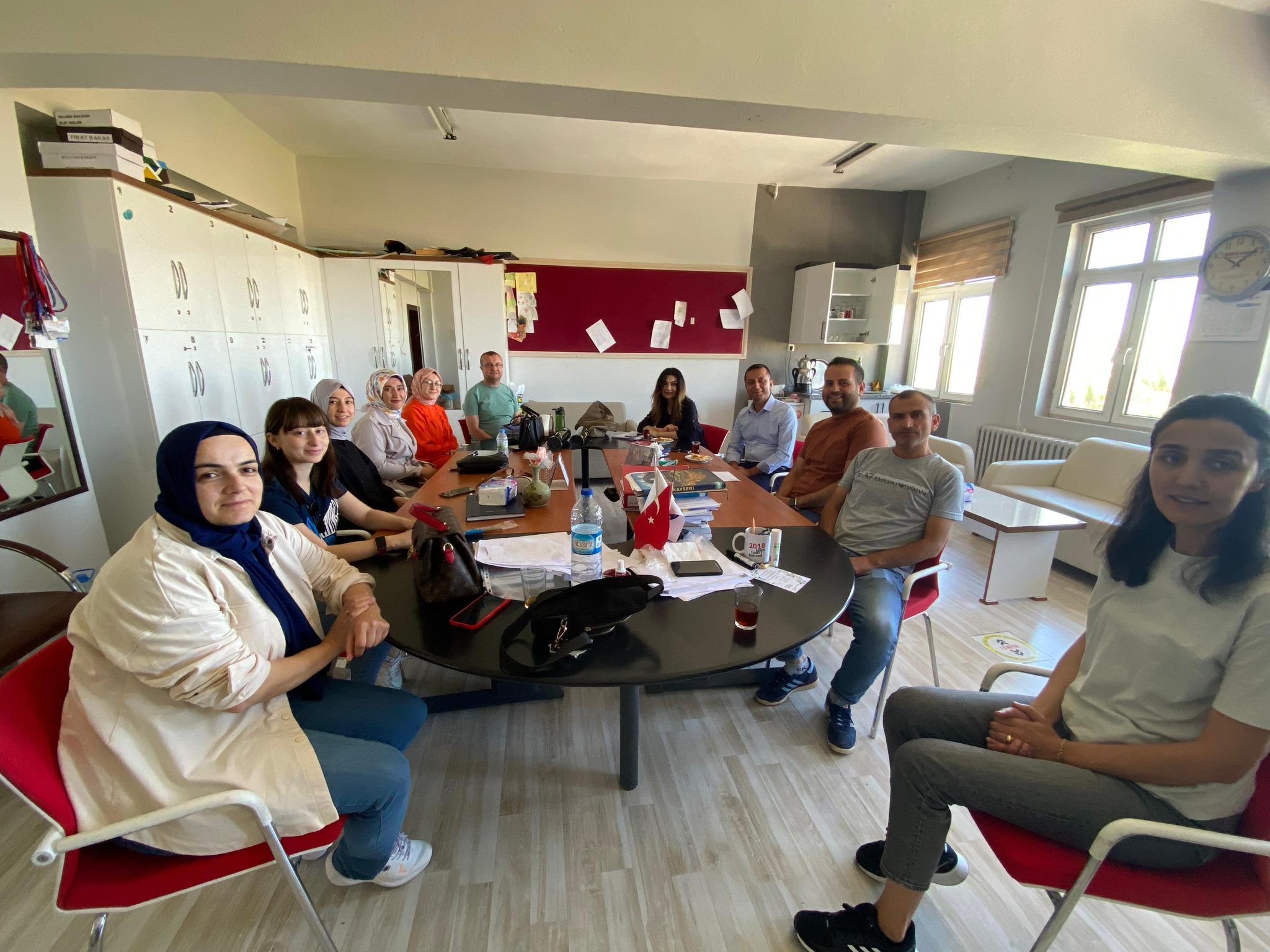 Aksaray’ın Güzelyurt ilçesinde, yaz dönemi mesleki çalışmalarına devam eden öğretmenlere