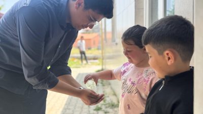 Güzelyurt Kaymakamı Muammer Yetiş, Kurban bayramında ilçe genelinde vatandaşlarla bir