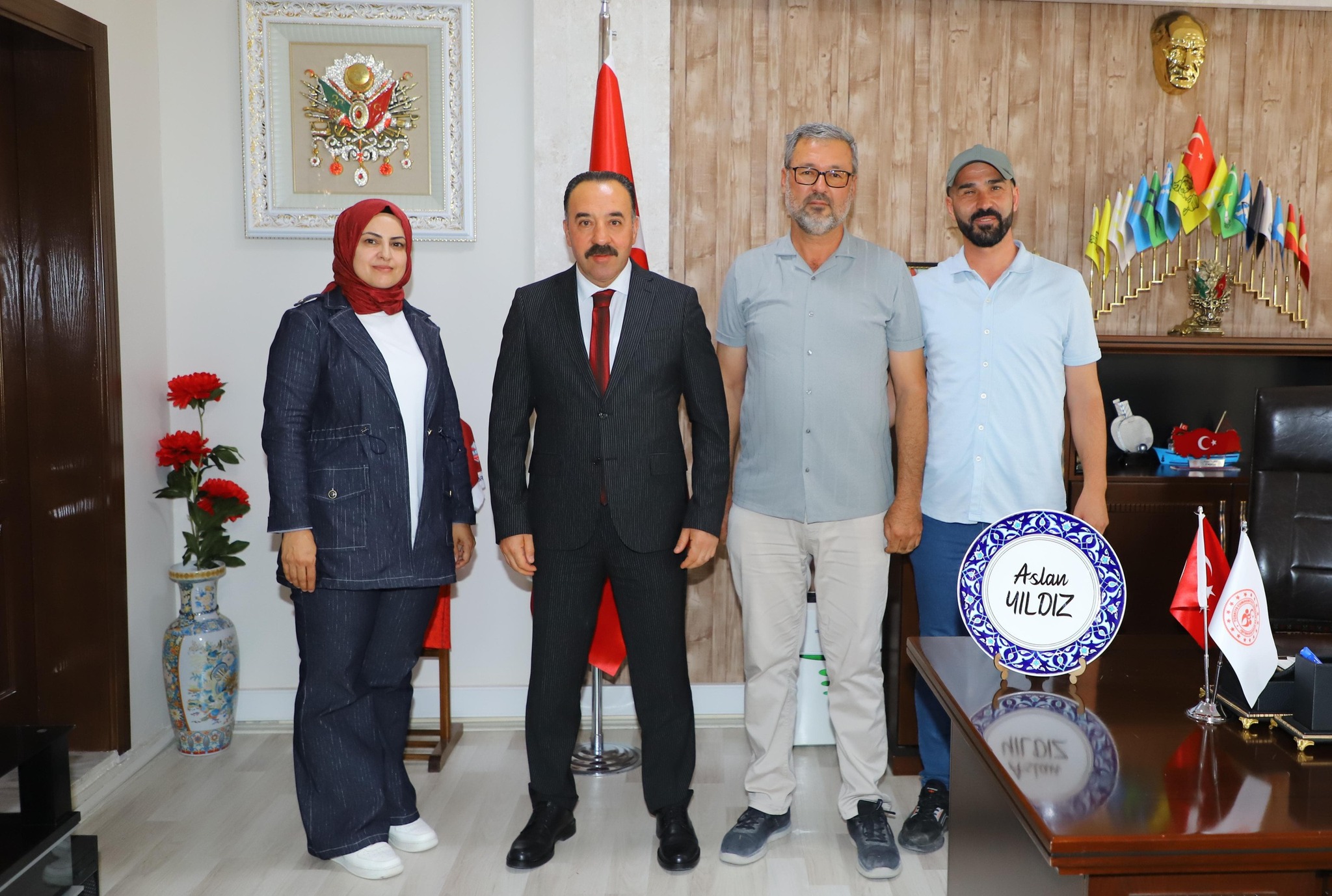 Aksaray Gençlik ve Spor İl Müdürü Aslan Yıldız’a yönelik ziyaretler