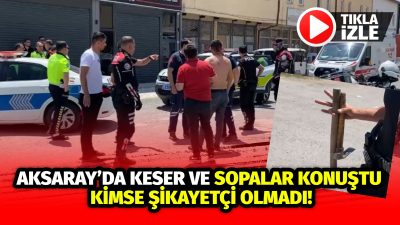 Hacılar Harmanı Mahallesi’nde 3 arkadaş arasında çıkan keser ve sopalı