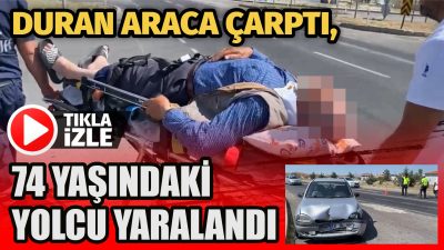 Aksaray-Ankara Karayolu’nda otomobilin ışıklarda duran hafif ticari araca çarpması sonucu