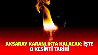 MERAM Elektrik Dağıtım Şirketi tarafından yapılan açıklama kapsamında Aksaray’ın bazı