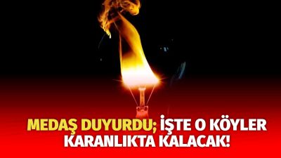 MERAM Elektrik Dağıtım Şirketi tarafından yapılan açıklama kapsamında Aksaray’ın bazı