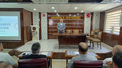 Aksaray İl Müftülüğü, yaz döneminde cami ve kurslarda görev yapacak