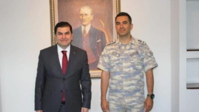 Ortaköy Kaymakamı Karatepe, başarılı hizmetleriyle öne çıkan Hava Radar Komutanı