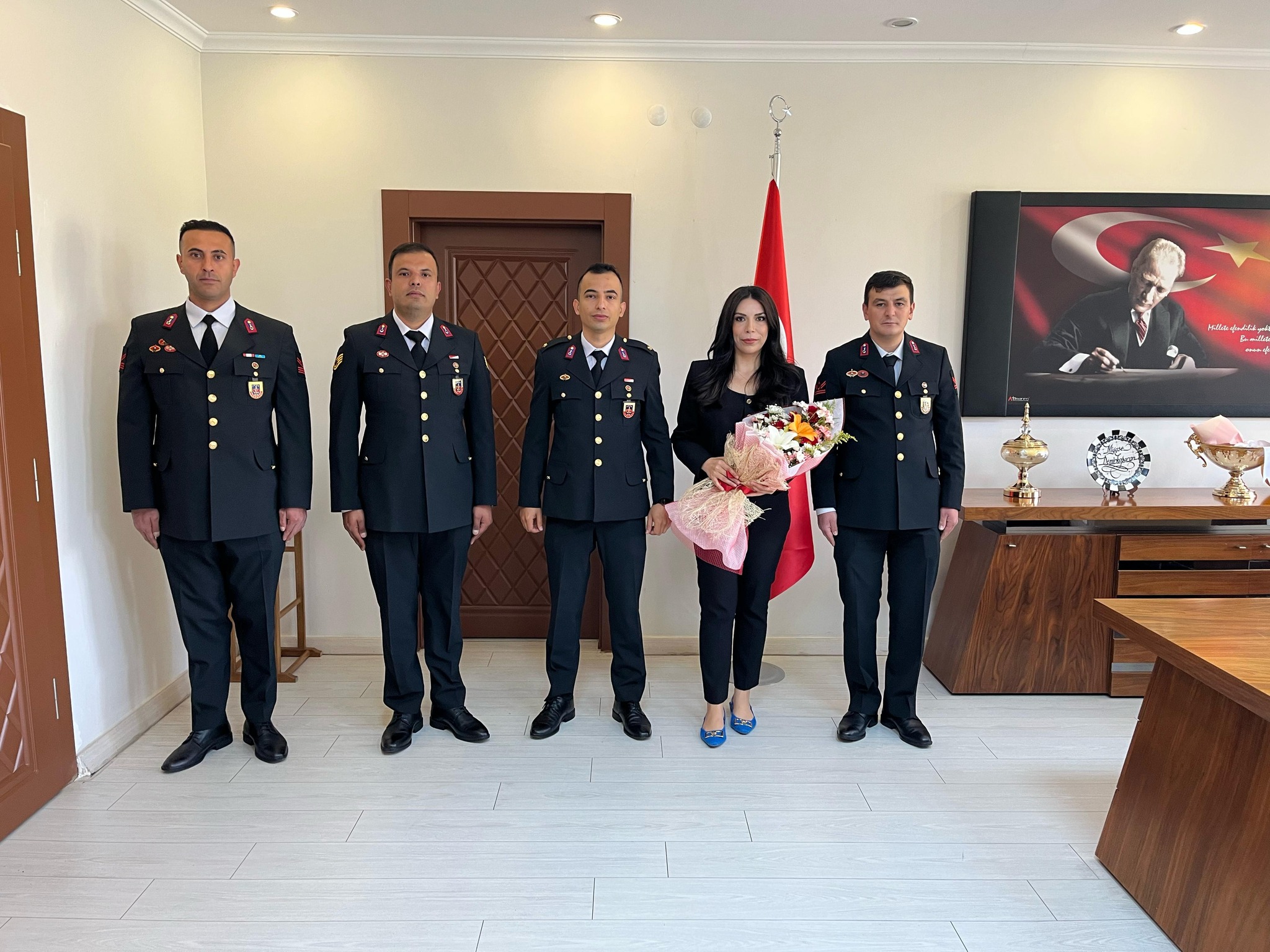 Jandarma Teşkilatının 186. kuruluş yıl dönümü kapsamında, Sarıyahşi Kaymakamı Miyase