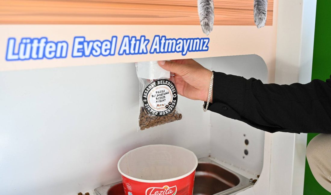 Aksaray’da atıklar hayata değer katıyor: Mama oluyor, kalem oluyor Aksaray Belediyesi, çevre bilinci ve sürdürülebilirlik adına örnek bir projeye