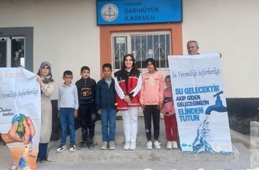 Su tasarrufunda önemli adım: Minik öğrencilere su verimliliği eğitim verildi
