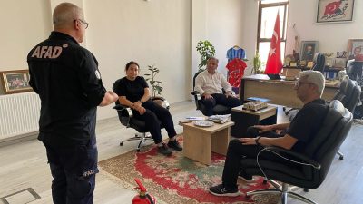 Aksaray Gençlik ve Spor İl Müdürlüğü koordinesinde, Aksaray İl Afet