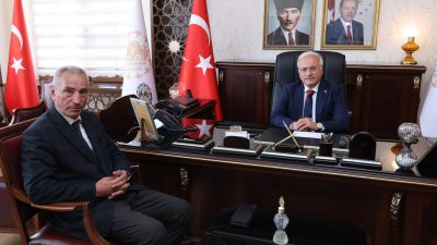 Aksaray Valisi Mehmet Ali Kumbuzoğlu’nu Taşpınar Belediye Başkanı İsmail Yılmaz