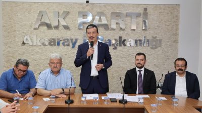 Aksaray İl Başkanı Hamza Aktürk, Daraltılmış İl Danışma Meclisi Toplantısı'nda