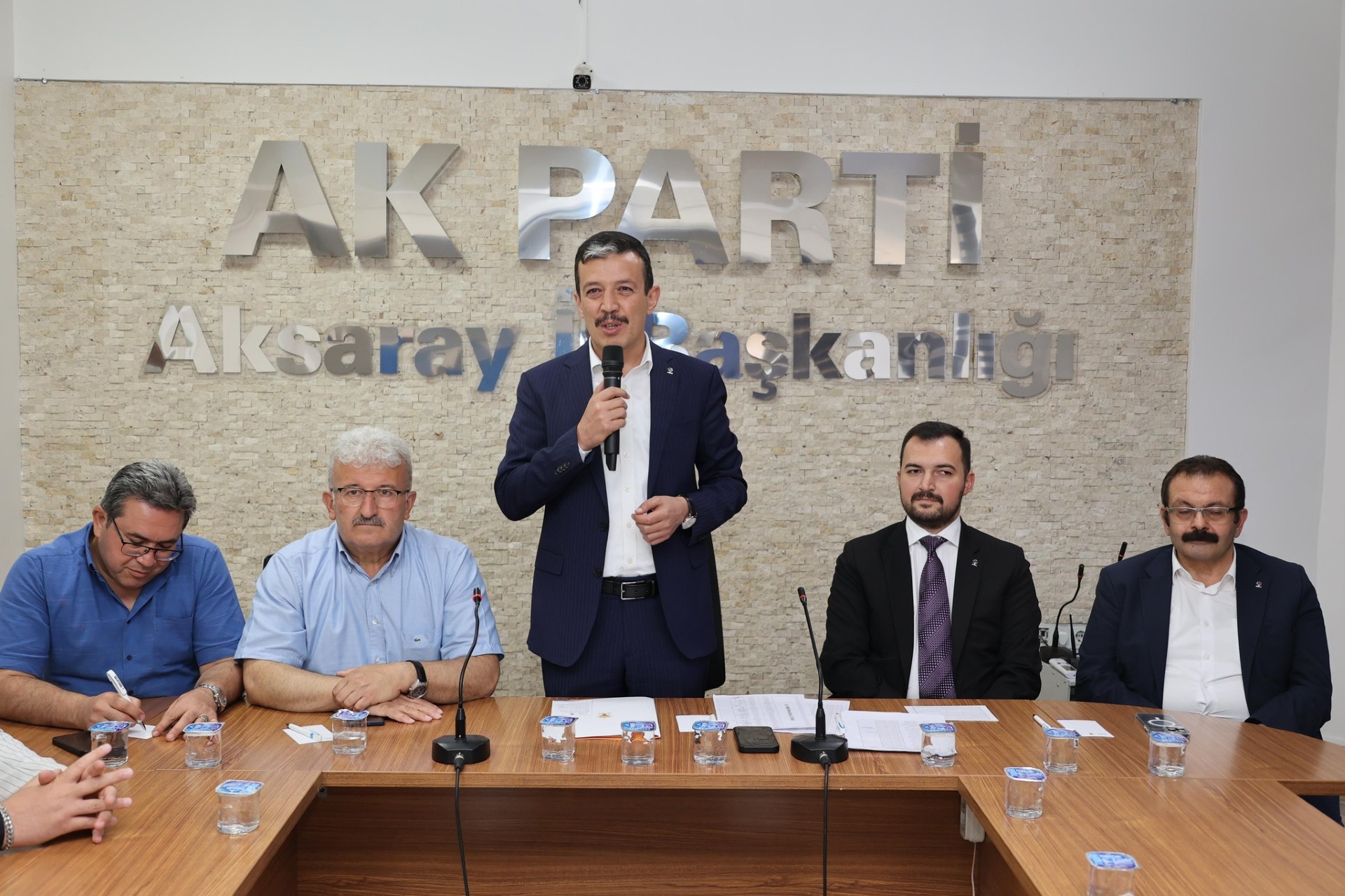 Aksaray İl Başkanı Hamza Aktürk, Daraltılmış İl Danışma Meclisi Toplantısı'nda