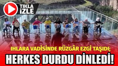 Kadın Aktivite Merkezi öğrencileri, Cam Teras’ta söyledikleri türkülerle unutulmaz anlara