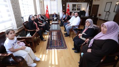 Aksaray Valisi Mehmet Ali Kumbuzoğlu’na yönelik ziyaretler kapsamında Türkiye Harp