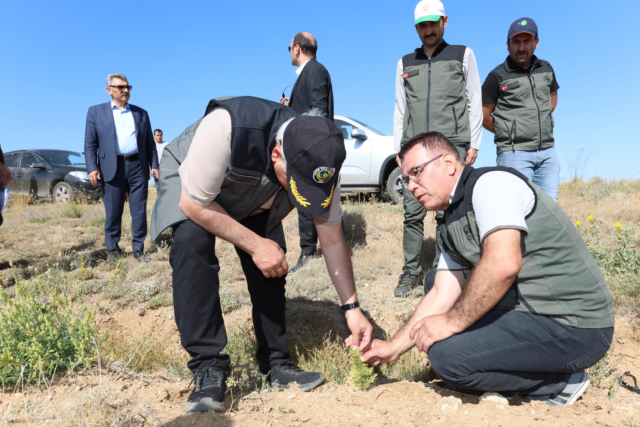 Aksaray Valisi Mehmet Ali Kumbuzoğlu, Orman İşletme Müdürlüğü ağaçlandırma çalışmalarını