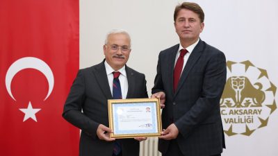Aksaray Valisi Mehmet Ali Kumbuzoğlu ve il protokolü, Kırşehir’e atanan