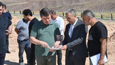 Aksaray Belediye Başkanı Dr. Evren Dinçer, Yeni Şehir Mezarlığı’nda kapsamlı