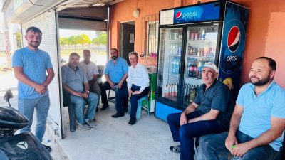 Eskil Belediye Başkanı Mustafa Zavlak, ilçe içerisinde gerçekleştirilen ziyaretler kapsamında