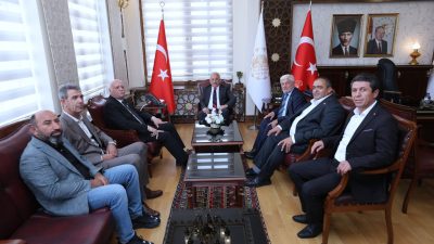 Aksaray’da yaşanan dolu ve sel felaketinin ardından bölgede incelemelerde bulunmak