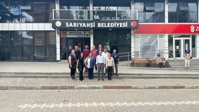 Sarıyahşi Belediye Başkanı Doğan Mutlu, kendisine yönelik olarak gerçekleştirilen ziyaretler