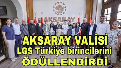 LGS’de tüm soruları doğru yanıtlayarak 500 tam puan alan Aksaraylı