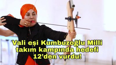 Canan Kumbuzoğlu, Para Okçuluk Milli Takımı kampını ziyaret etti, sporcularla