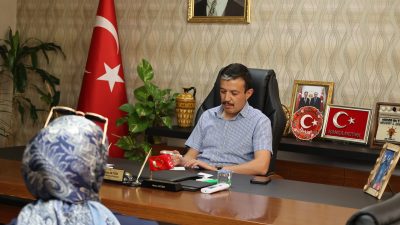 AK Parti Aksaray İl Başkanı Hamza Aktürk, “Halk Buluşmaları” kapsamında