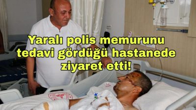 Aksaray Emniyet Müdürü Bekir Demir, görevi başında yaralanan polis memuru