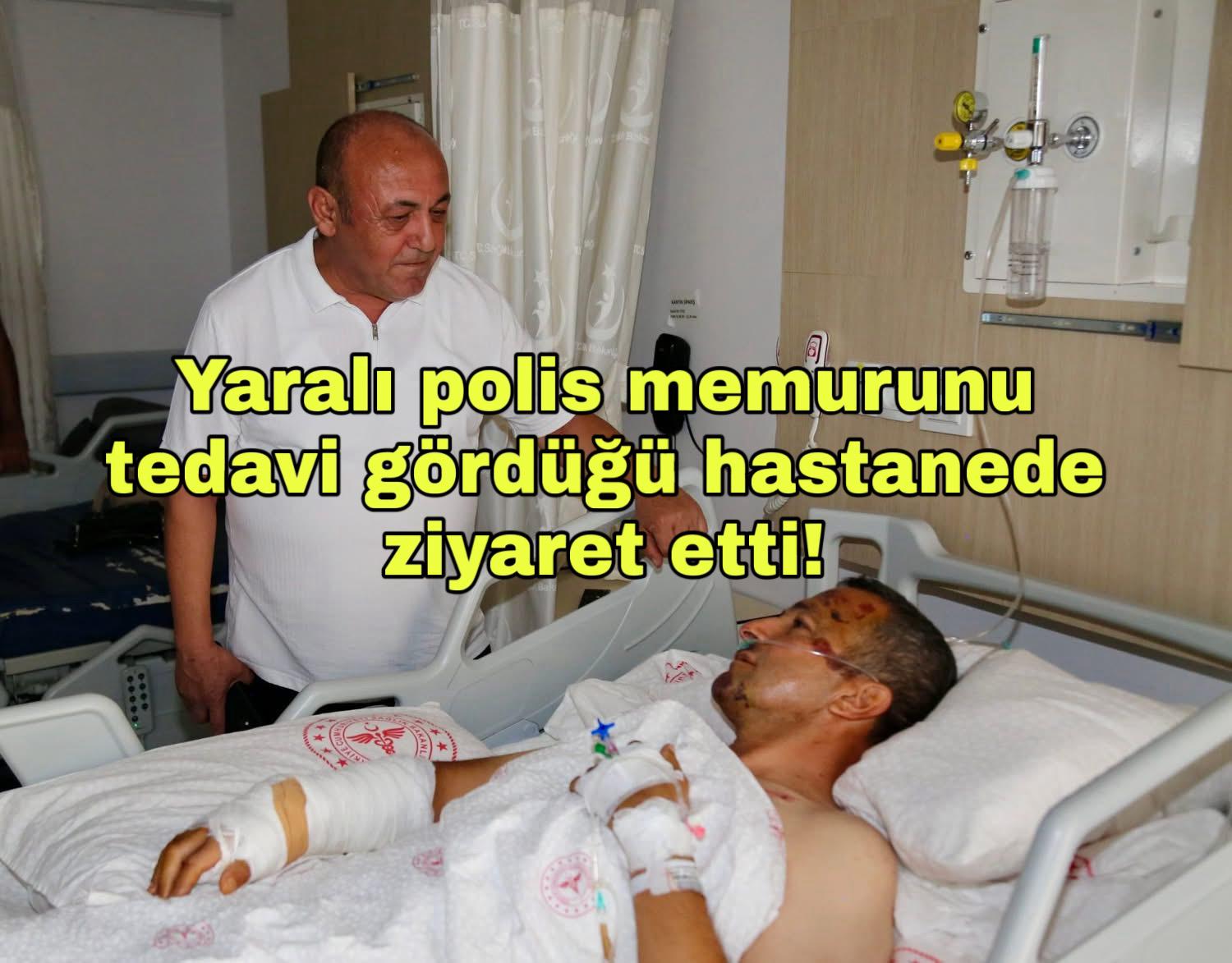 Aksaray Emniyet Müdürü Bekir Demir, görevi başında yaralanan polis memuru