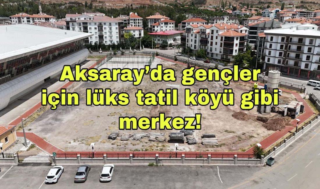 3.400 m² alanda spor, sağlık ve sosyal yaşamı buluşturacak Gençlik