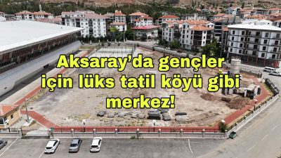 3.400 m² alanda spor, sağlık ve sosyal yaşamı buluşturacak Gençlik