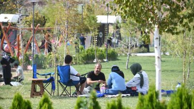 Aksaray’da yaz aylarında vatandaşların serinlemek, dinlenmek için tercih ettiği millet