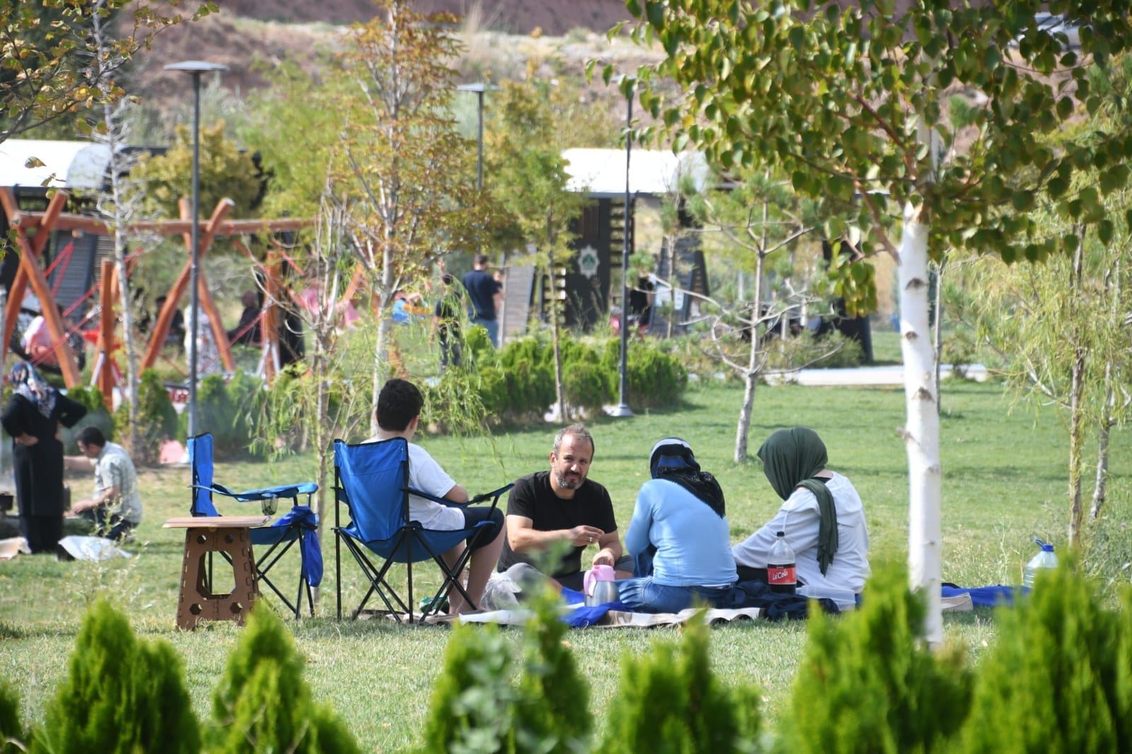 Aksaray’da yaz aylarında vatandaşların serinlemek, dinlenmek için tercih ettiği millet