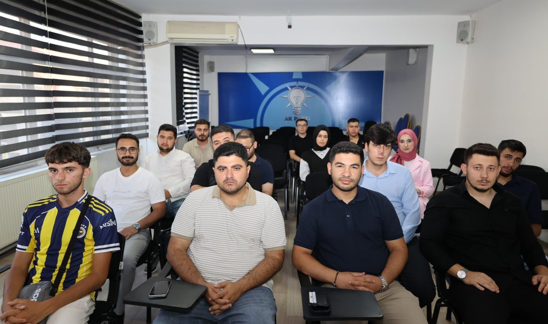 AK Parti Aksaray İl Gençlik Kolları Başkanı Hızır Oğuz liderliğinde