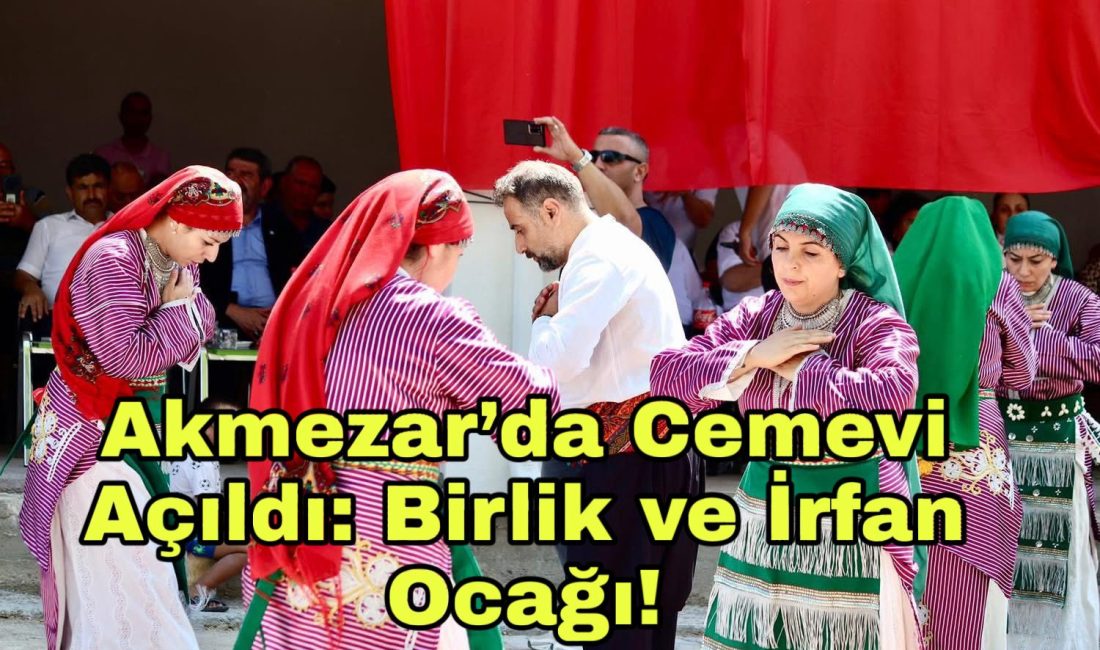 İYİ Parti Milletvekili Turan Yaldır, Akmezar Cemevi açılışında Alevi-Bektaşi kültürüne