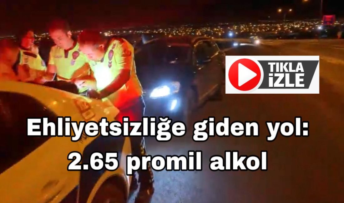 Aksaray’da 2.65 promil alkollü yakalanan sürücünün ehliyetine el kondu, 11