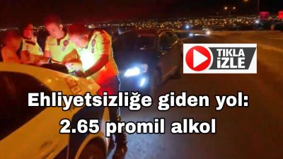 Aksaray’da 2.65 promil alkollü yakalanan sürücünün ehliyetine el kondu, 11