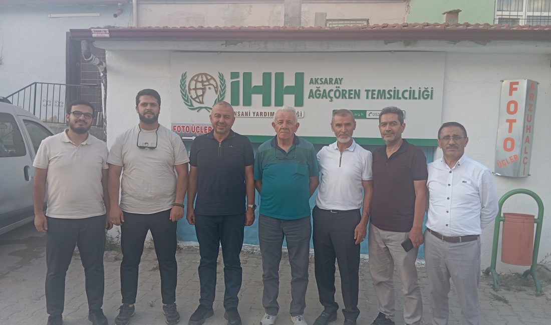 Aksaray İHH İnsani Yardım Derneği Başkanı Eyüp Dağdaş ve Aksaray