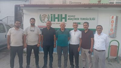 Aksaray İHH İnsani Yardım Derneği Başkanı Eyüp Dağdaş ve Aksaray
