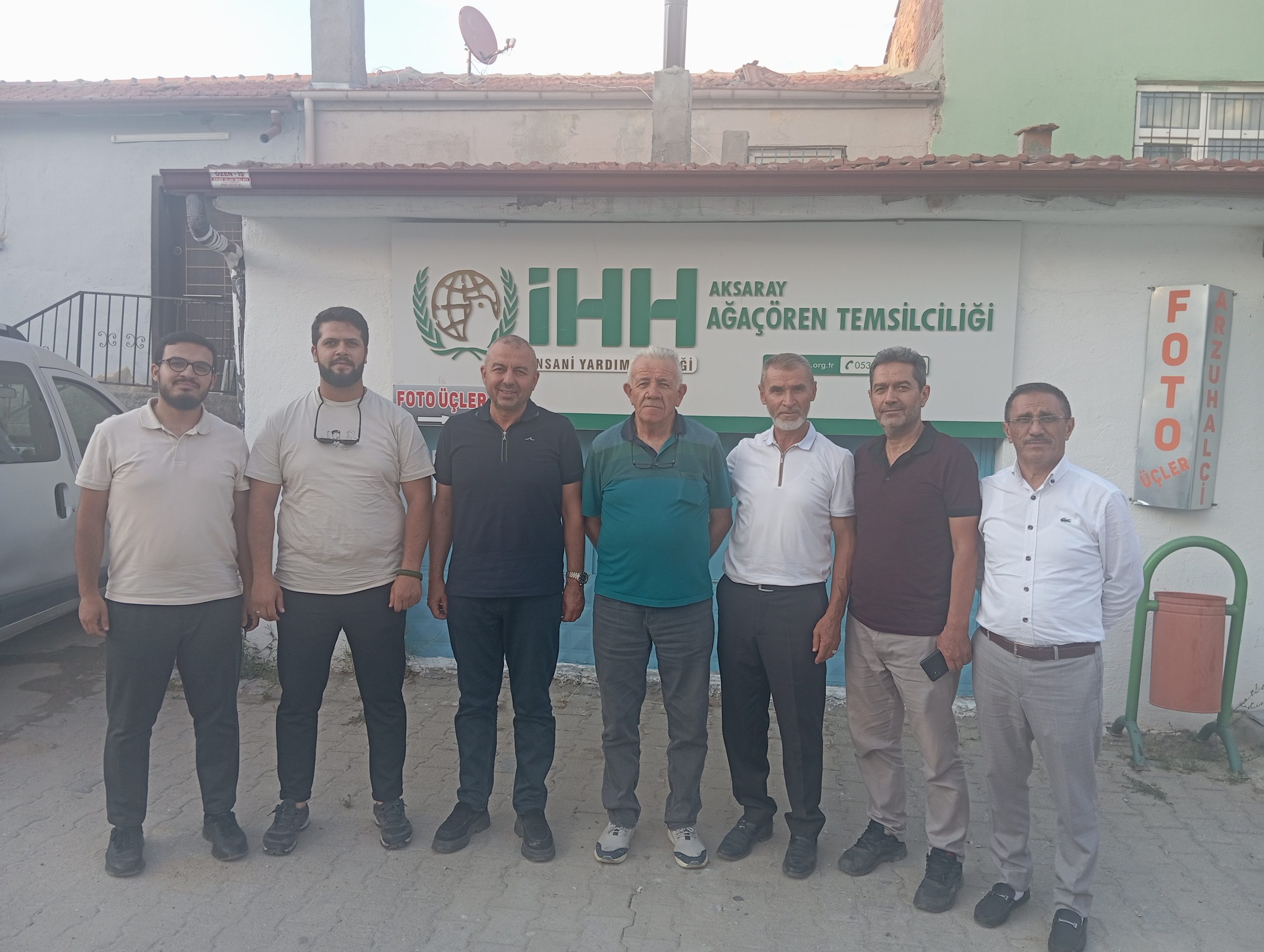 Aksaray İHH, ilçe ziyaretleri kapsamında Ağaçören’de