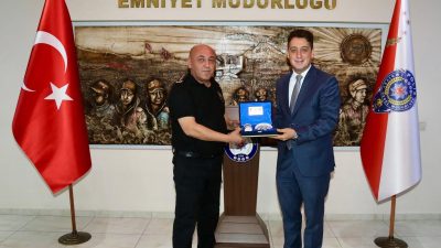 Aksaray’dan Antalya’ya atanan Cumhuriyet Savcısı Muhammet İnan, Emniyet Müdürü Bekir